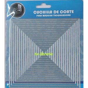Scrapbooking Troqueles Cuadrados 146 A 8 Mm 18 Piezas