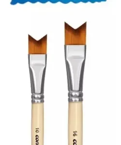 Pinceles V Chato Nº 16 S 605 Condor Sintético Toray