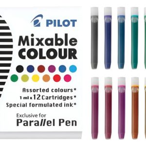 Cartucho Mixable Para Parallel Pen Pilot Surtido X 12 Unidades Violeta Surtidos