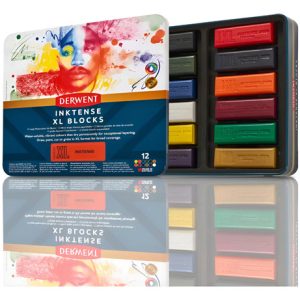 Derwent Inktense Xl Blocks X 12 Colores Barra De Tinta