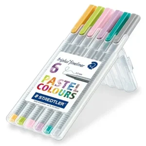Marcadores Staedtler Triplus 334 0.3 Mm X 6 Colores Pastel