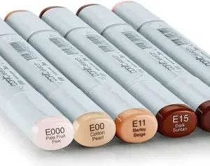 Marcadores Copic Sketch X 6 Skin Tone Doble Punta