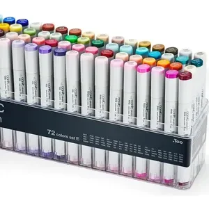 Set Marcadores X 72 Colores Doble Punta Copic Sketch Linea E