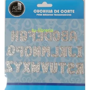 Scrap Troqueles Abecedario 21x15 Mm 26 Piezas Cuchillas