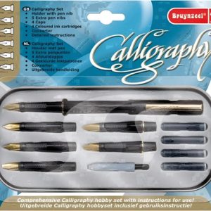 Set Caligrafico Bruynzeel X 6 Plumas