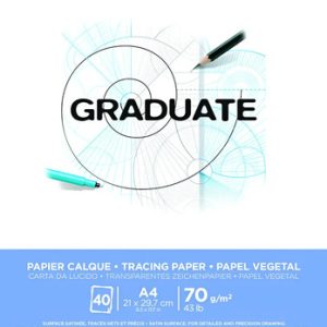 Block Papel Vegetal A4 Calque Graduate 70 Grs Canson X 40 Hs