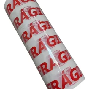 Cinta Embalar Fragil Tubo X 6 Rollos 45 Mts X 48 Mm