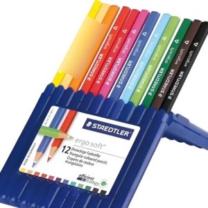 Lapices Staedtler Ergosoft X 12 Unidades Estuche Plastico