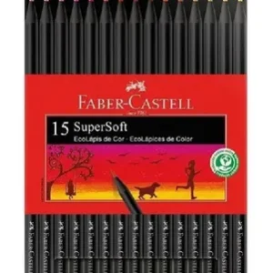 Lapices De Colores Supersoft X15 Tonos Calidos Faber Castell
