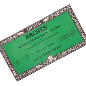 Canson Arches Block Acuarela 15x30 Cm 20 Hs 300 Grs Gr Fino