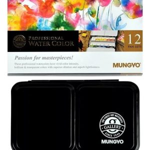 Acuarelas Mungyo X 12 + Block Canson Graduate A4 20 Hs 250gr