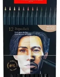 Lapices De Colores Faber Castell X12 Super Soft Tonos Piel