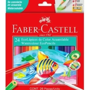 Colores Faber-castell Acuarelables Lapices X 24 + 2