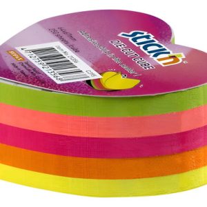 Notas Adhesivas Fluo Corazon X 250 Stick N