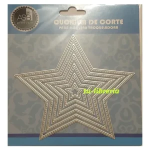 Scrapbooking Troqueles Estrellas 145 A 20 Mm 6 Piezas