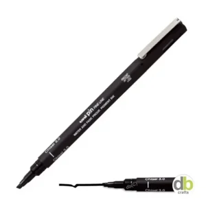 Uni Pin Cs3-200 Tinta Pigmentada Punta Chisel 3.0
