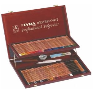 Lapices Polycolor Rembrandt Lyra 106 U Caja Madera Aleman