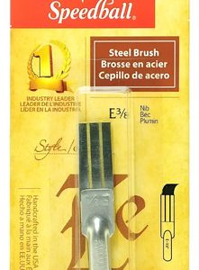 Pluma Speedball Steel Brush 3/8
