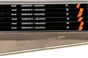 Lapices Graphic Derwent Graduacion 2h-8b X 6 + Sacapuntas