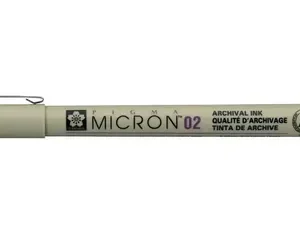 Sakura Pigma Micron Microfibra 02 0.30 Mm Negro