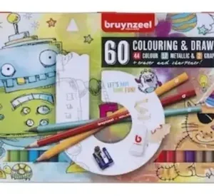 Lapices Colores Caja Metalica X 60 Elementos Bruynzeel