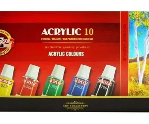 Acrilicos Koh-i-noor Pomos X 10 Colores