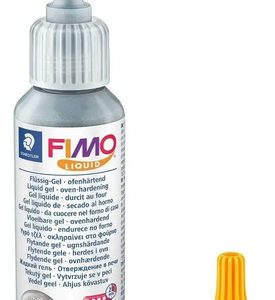 Staedtler Fimo Gel Líquido Secado Horno 50ml Plata Manualidades