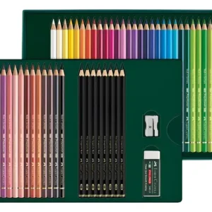 Set Lapices Faber Polychromos + Pitt Grafito Mate X 50 Pieza