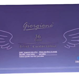 Set De 36 Acuarelas Profesionales Giorgione En Lata