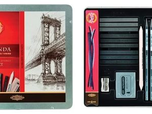 Set Gioconda Caja Metal Koh-i-noor Art Set 8898 - 23 Element