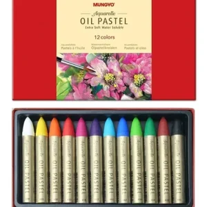 Oleo Pastel Mungyo Extra Soft Acuarelables X 12 Colores