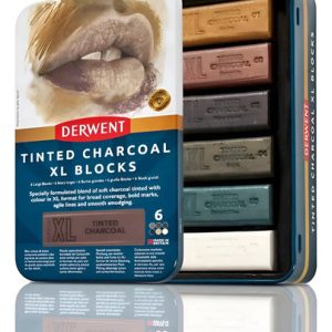 Tinted Charcoal Xl Blocks Derwent X 6 Colores