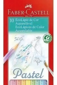 Lapices Faber Castell Pastel Acuarelable X10 + Pincel
