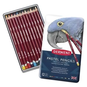 Lapices Derwent Pastel X 12 Caja Metalica Tu-libreria