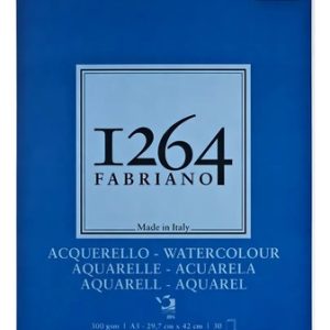 Block Fabriano 1264 Acuarela A3 Blanco 300g 30 Hojas Microperforadas