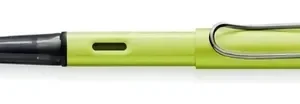 Lapicera Estilográfica Lamy Al-star De Aluminio Charged Green Tinta Azul