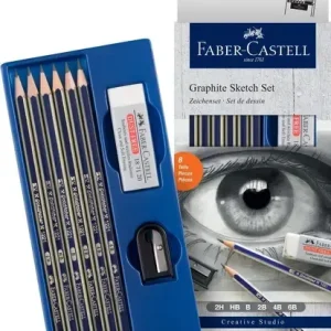Set Faber Castell Graphite Grafito De 8 Piezas