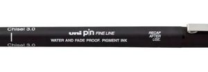 Marcador Uni Pin Cs3 Tinta Pigmentada Punta Cincel 3.0