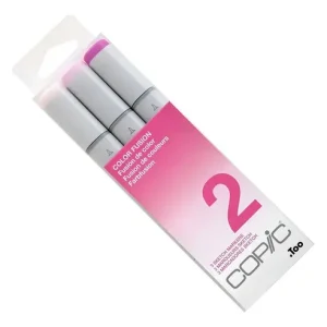 Marcadores Doble Punta Copic Sketch Alcohol Set Fusion Nº2 3uds
