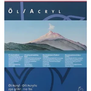 Bloc Hahnemuhle Oil Acrylic 30 X 40 Cm 10 Hojas 230 Grs