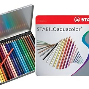 Lapices Stabilo Acuarelables Aquacolor Lata X 24