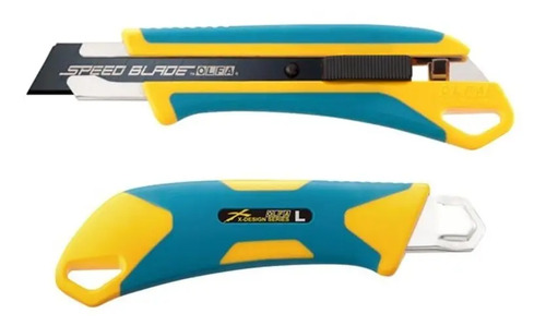 Cutter Olfa L7-al Azul 18mm Hoja Segmentada Comfortgrip