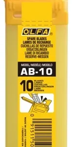 Olfa Repuesto Ab-10 9 Mm X Caja De 10 Unidades