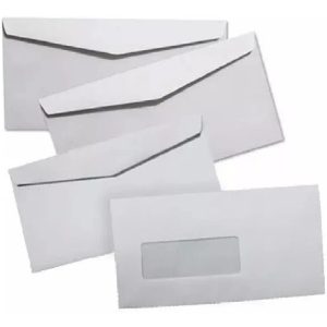 Sobres Oficio Ingles C/ Ventana 120 X 235 Mm 90 Grs X 500
