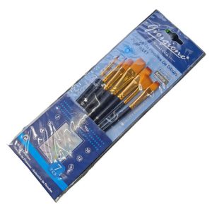 Set De Pinceles Sintéticos Giorgione Para Acuarelas Y Acrílicos (7 Unidades)