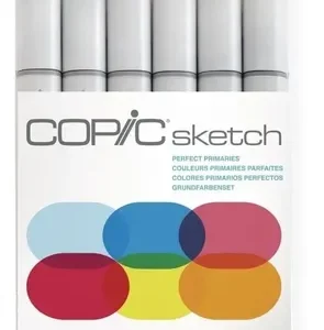 Marcadores Copic Sketch X 6 Primarios Perfectos