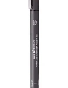 Uni Pin Brush Tinta Pigmentada Dark Grey