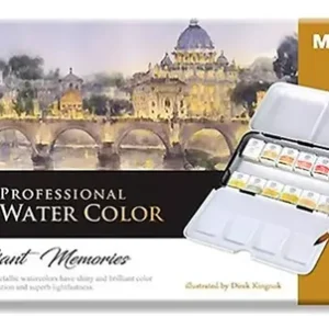 Acuarelas Mungyo Profesional Metalicas X 12 Brillant Memorie