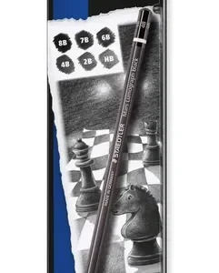 Staedtler Lapiz Mars Lumograph Black X 6 En Lata
