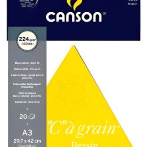Canson Block C A Grain 29.7 X 42 Cm 224 Grs 20 Hojas